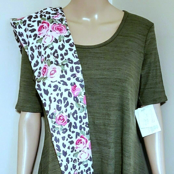 NWT SET LuLaRoe 2XS Perfect T & CP Tween Leopard Leggings - Picture 2 of 12
